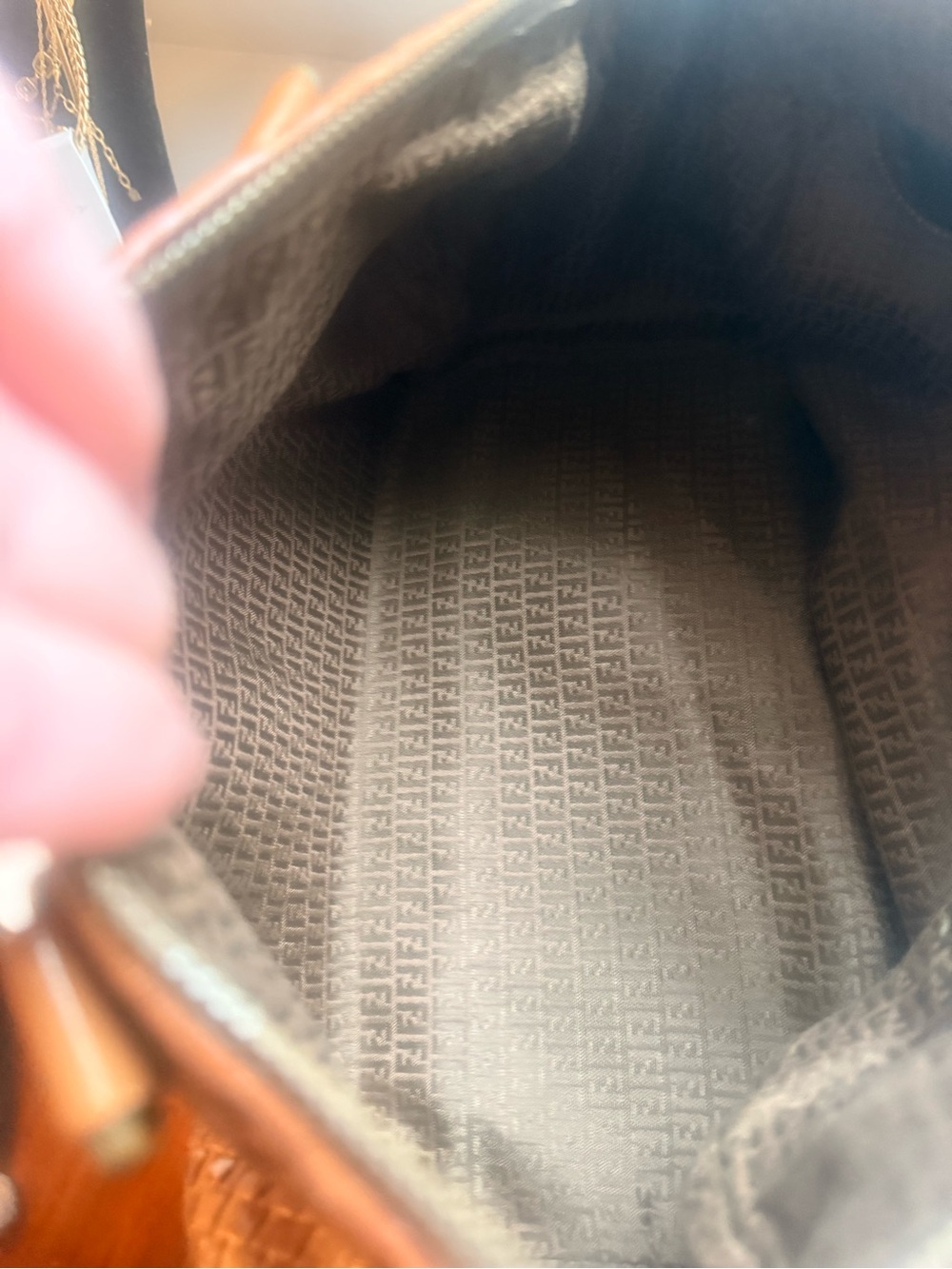 ⭐️⭐️ Rare Fendi Boston Bag - S.A.S. Roma hand-woven "intrecciato" leather design - Picture 9 of 12